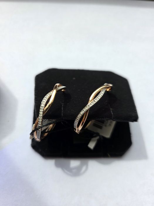 Стильные серьги-кольца