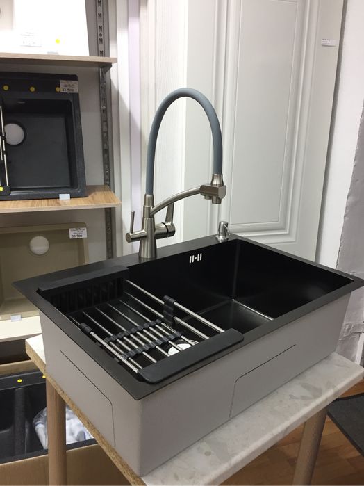 Кухонная мойка нерж.сталь