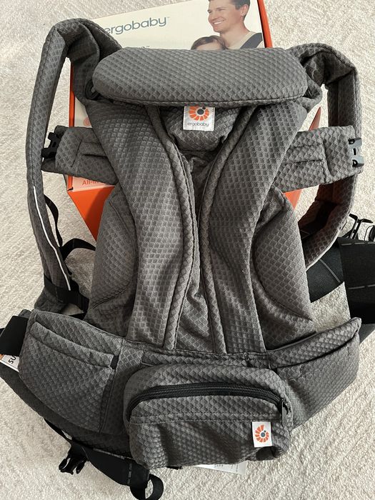 Ergobaby marsupiu omni deluxe mesh graphite grey