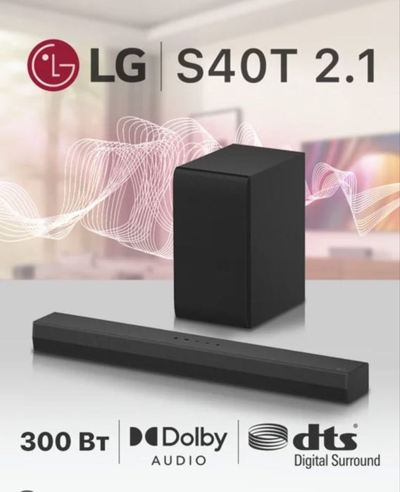 Saund bar LG S40T 2.1. Для дома.