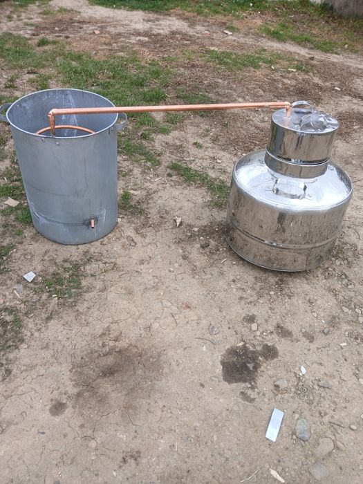 Cazan de tuica din inox la 120 litri