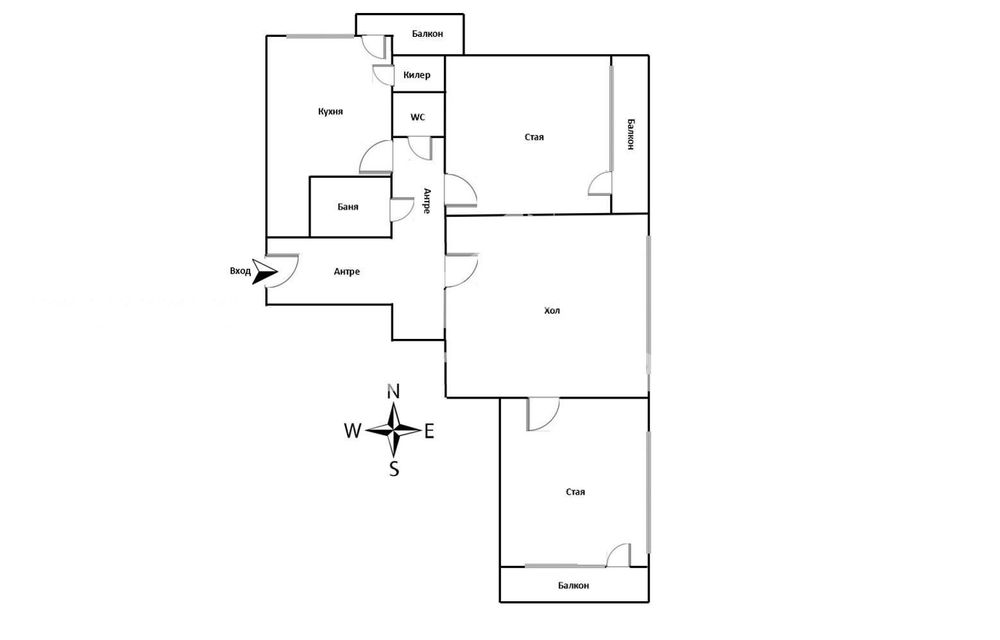 Продава се Тристаен апартамент в София, Лозенец - 113 кв.м за 3611 €/кв.м - Снимка #1