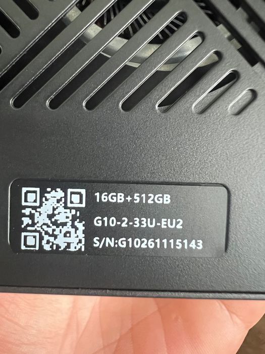 Mini PC GMKtec G10 - AMD Ryzen 5 3500U - 16GB RAM + 512GB