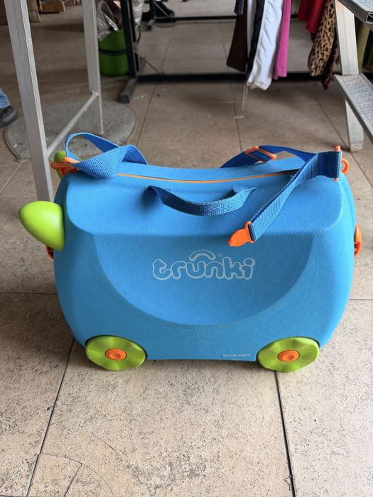 Детски куфар Trunki – оригинален, много запазен – 40 €