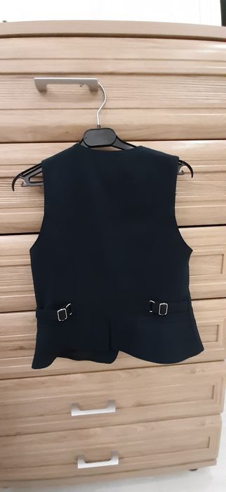 Школьное платье, брюки, жилет