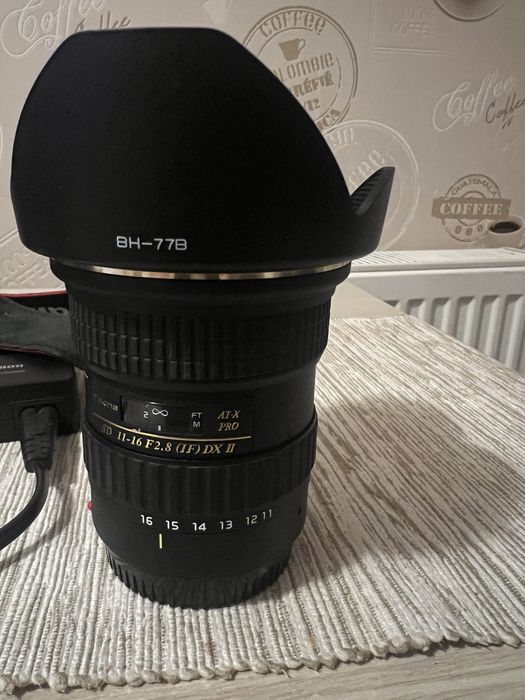 Obiectiv wide Tokina 11-16 2.8 pt camere Canon