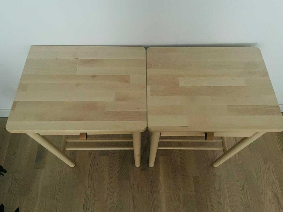 2 noptiere lemn masiv, stare excelenta