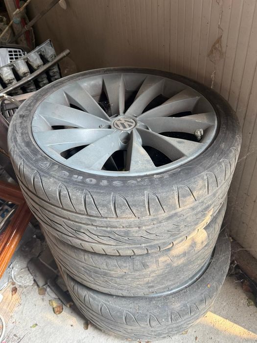 Jante + Cauciucuri VOLKSWAGEN VW R18 originale