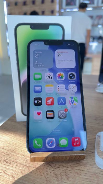 iPhone 14•128GB/77%Midnight Айфон14•128ГБ/77%Черный
