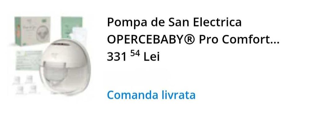 Pompa de sân Operce Baby