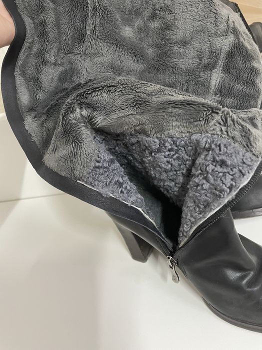 Сапоги зимние длинные