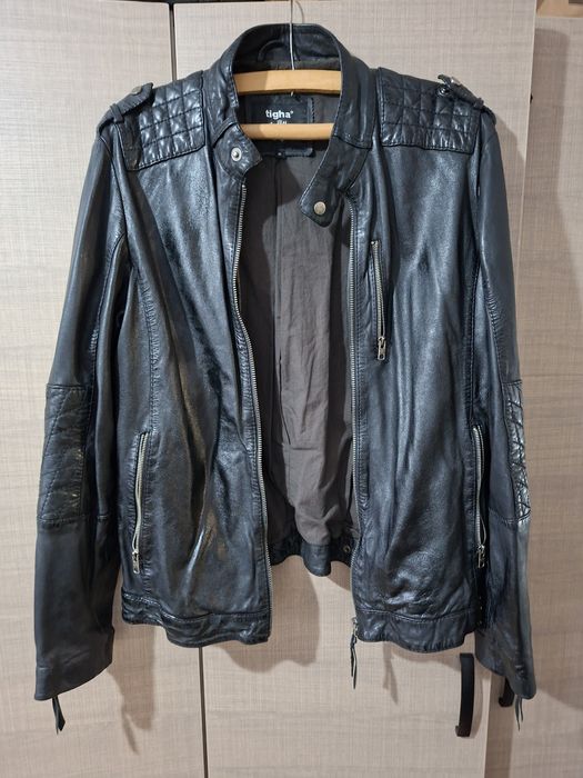 Geaca piele, Tigha,mărimea xl