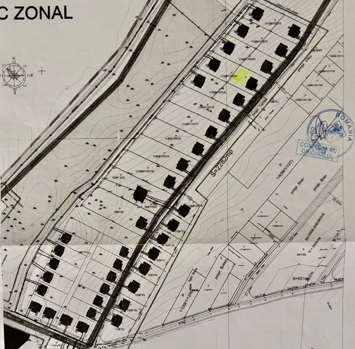 Teren intravilan 750mp Hlincea Manta Rosie
