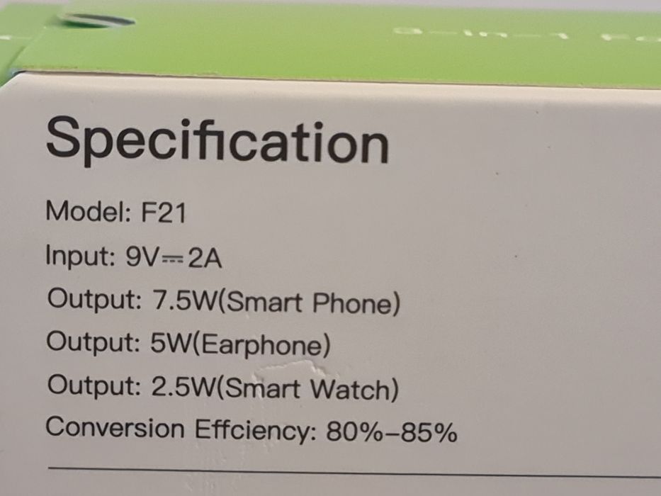 Stație de încărcare pliabila wireless 3 în 1 pt telefoane și ceasuri