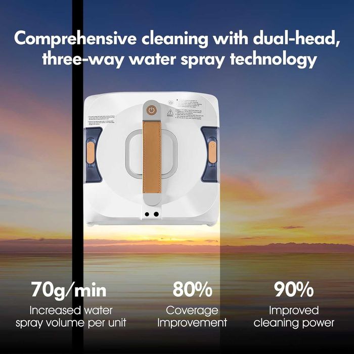Робот за почистване на прозорци Dual Spray Window Cleaning Robot,Гаранция,БЕЗПЛАТНА ДОСТАВКА ДО ОФИС НА ЕКОНТ