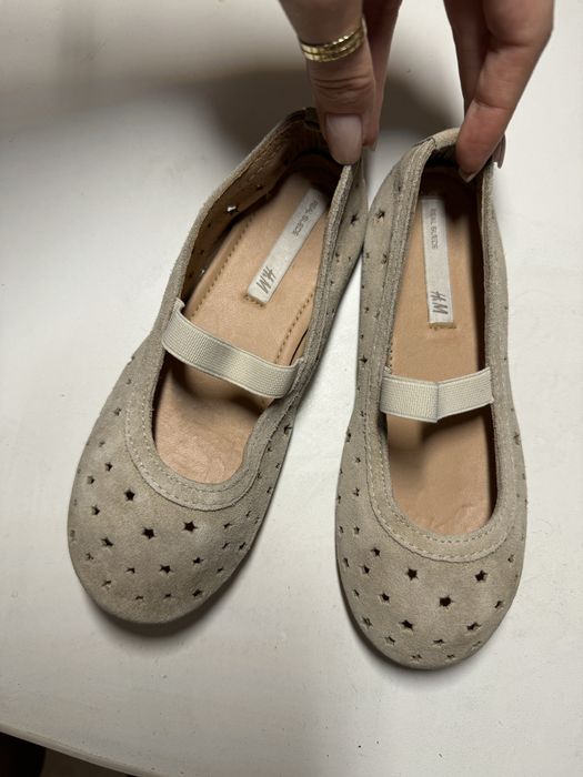 Замшевые балетки для девочки H&M