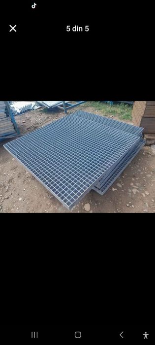 Grătare zincate galvanizate