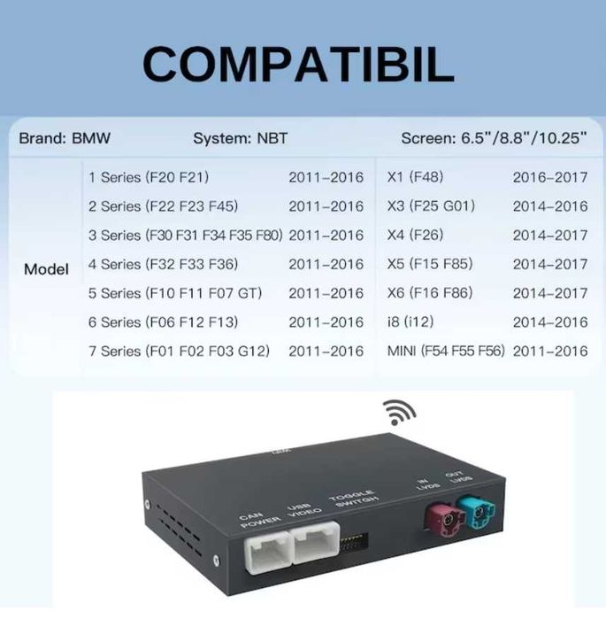 Module Carplay BMW NBT, Volkswagen, Skoda, Seat
