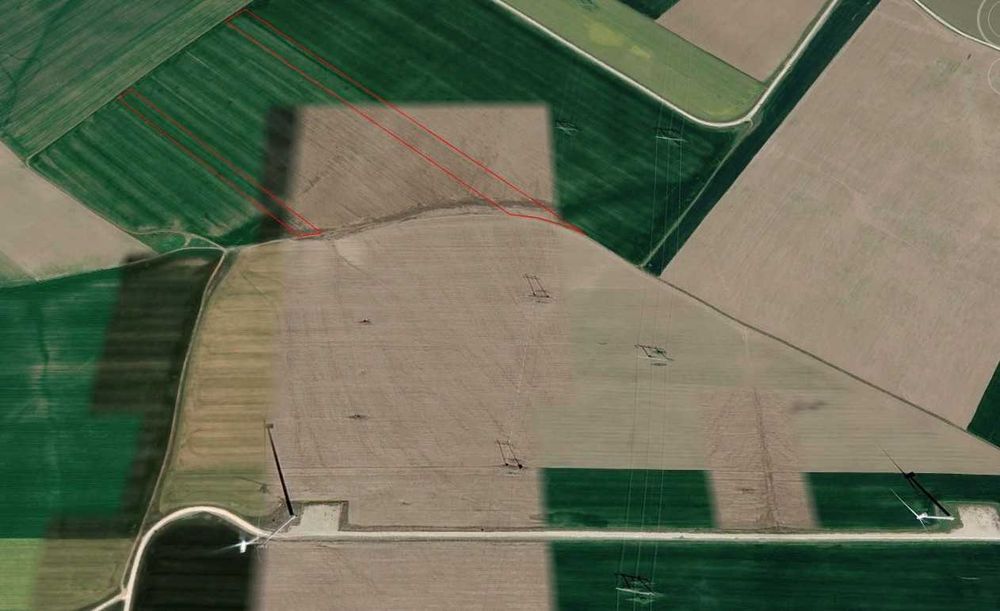 Vand 5.5 Ha teren extravilan pentru proiecte fotovoltaice /cadastru/ fara contract de arenda
