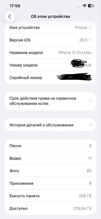 iPhone 12 pro max 256 gb