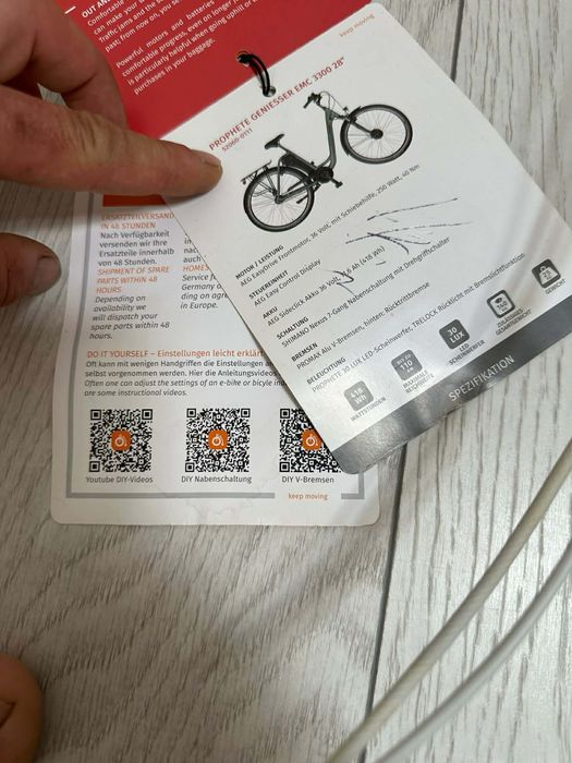 Bicicletă electrică Prophete Geniesser EMC 3300, 28"
