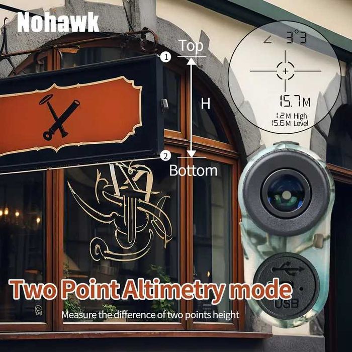 Акумулаторен лазерен далекомер NOHAWK