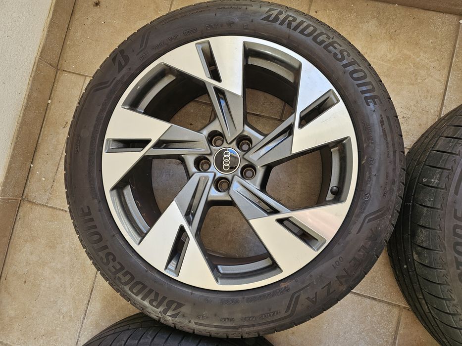 Jante Audi Originale R20 + Cauciucuri vara 225 50 20