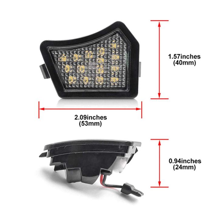 Лед Плафони под странични огледала Volvo - Jaguar