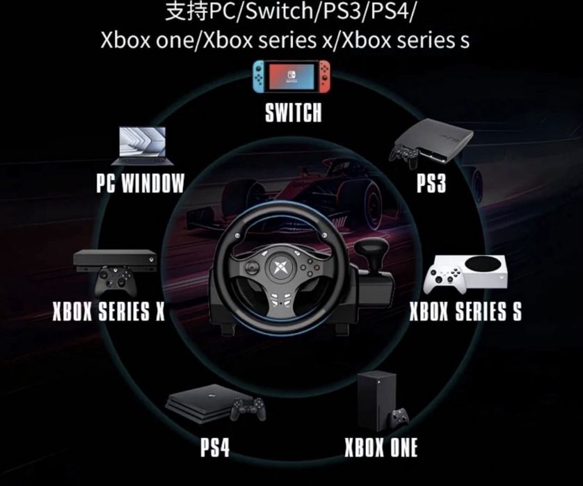 Игровой руль 270 градусов