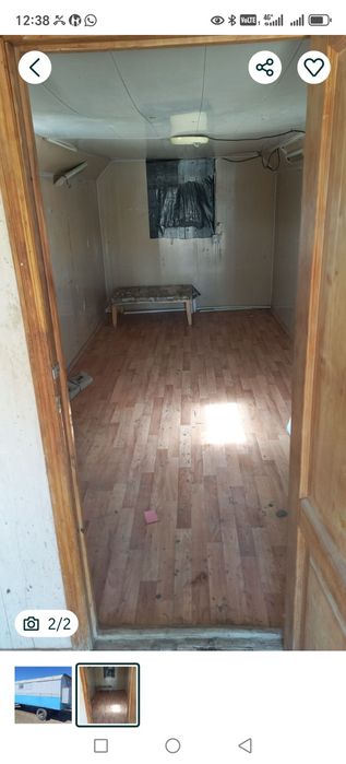 Сдаётся вагон на колёсах.