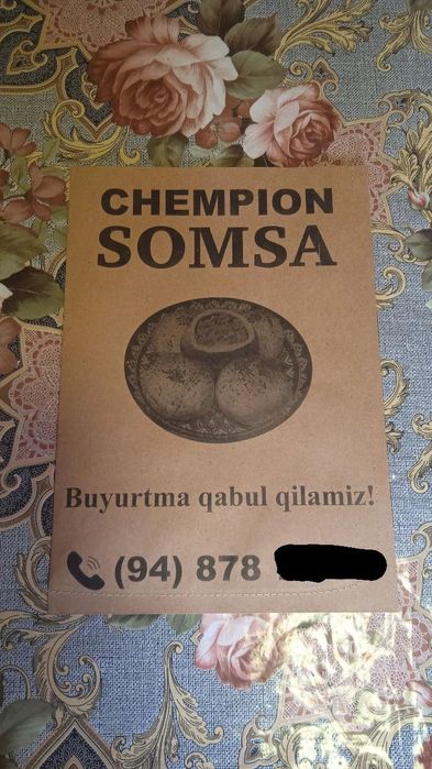 Qogoz paketlar somsa va  gumma uchun