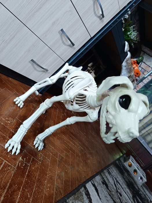 Скелет на голямо куче за Хелоуин