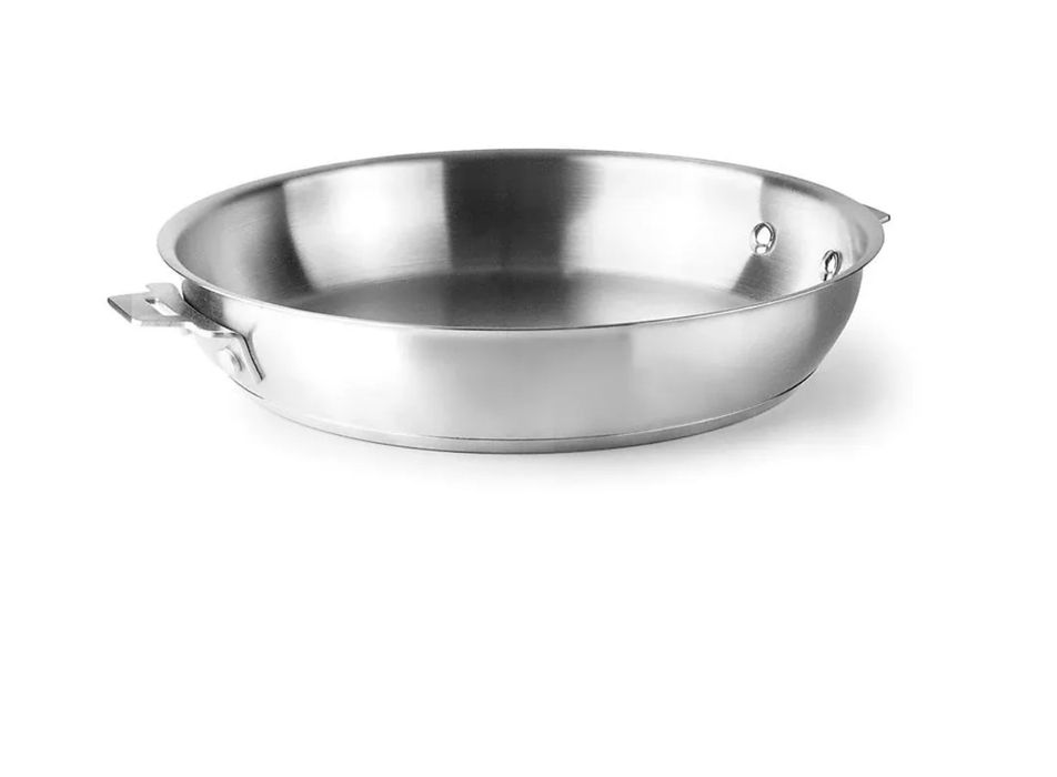 Подвижен комбиниран тиган от неръждаема стомана 20 см