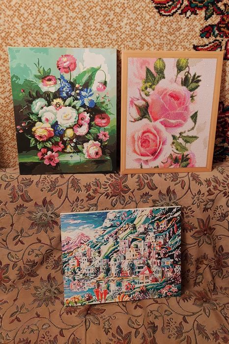 Картины нарисованы в ручную