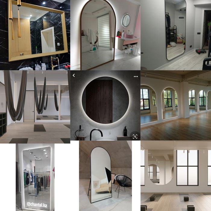 зеркала на заказ в Алматы