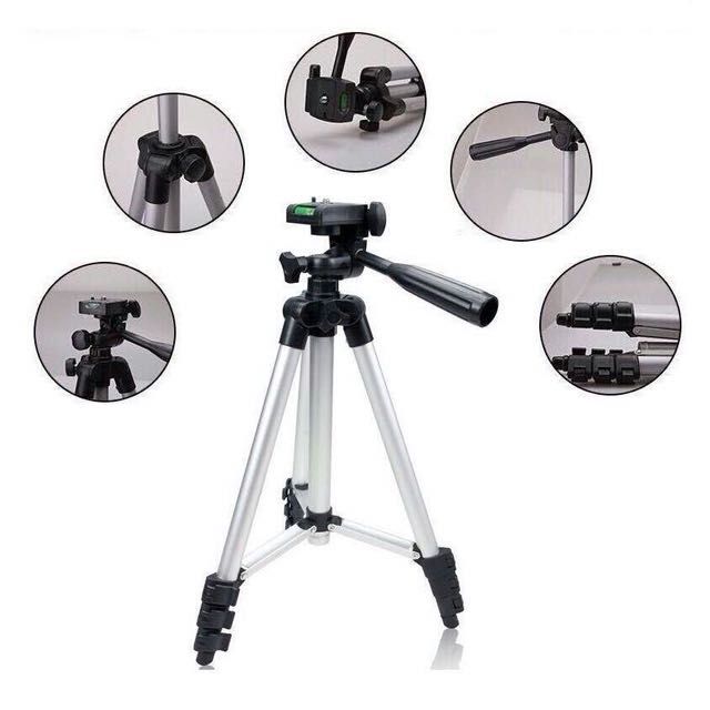 Гаранция! Професионален алуминиев телескопичен статив трипод