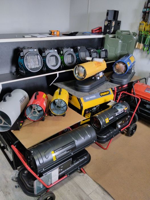 Пушки тепловые газовые, сетевые, дизельные