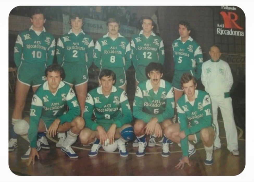 Цано Цанов екип 1981/1982 // Волейбол ASTI Riccadonna