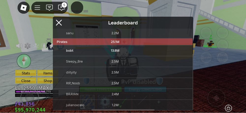 Blox Friuts Аккоунт