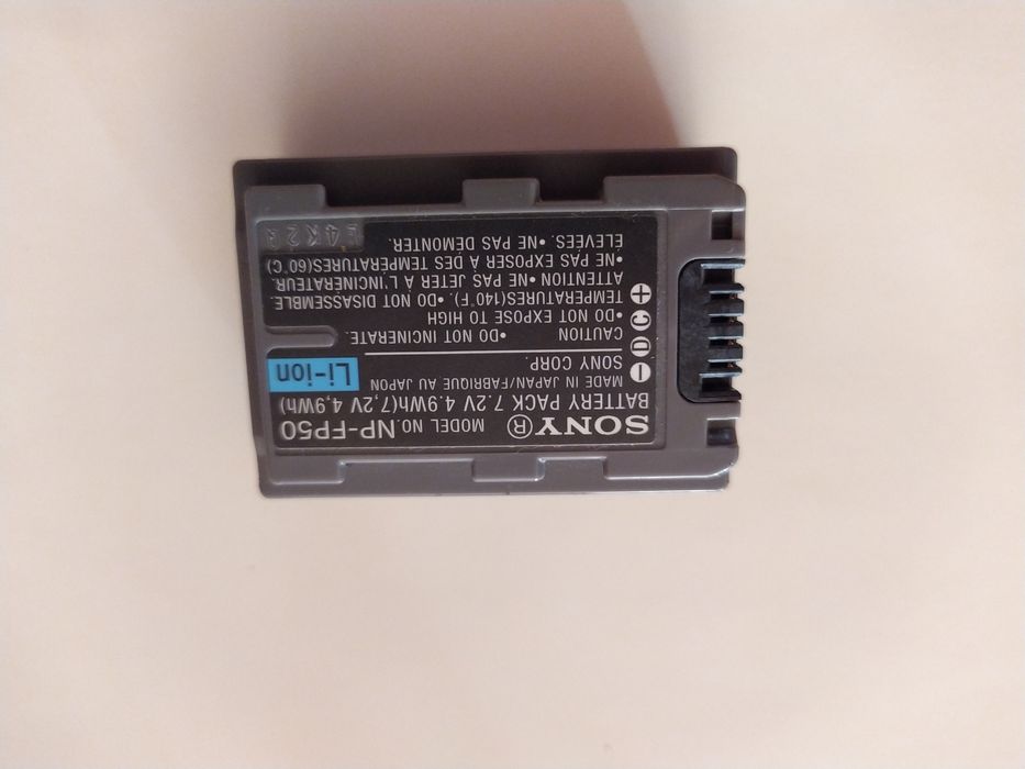 Батарейка для видекамер Sony