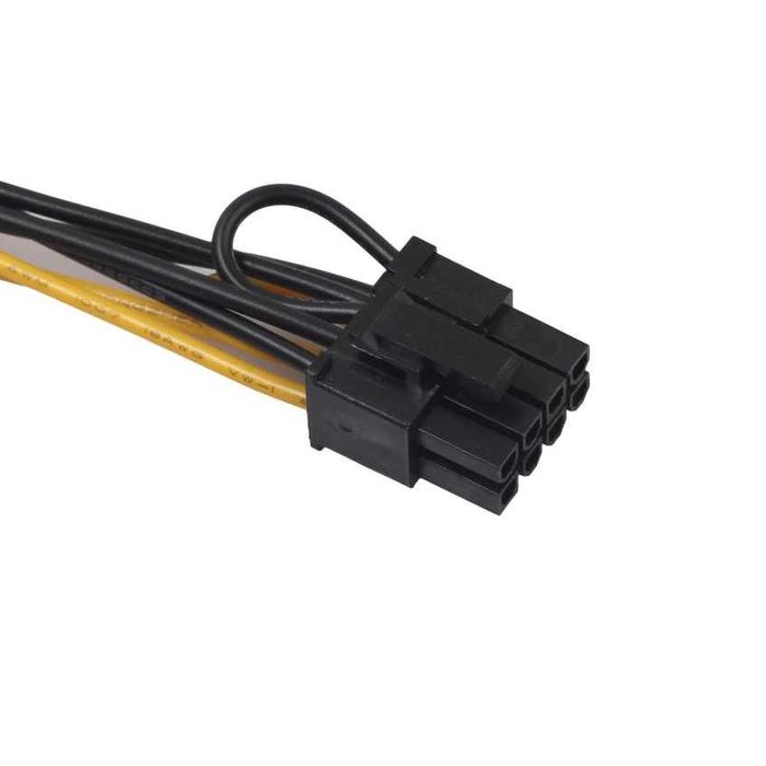 VGA питание переходник PCI_Express x16, Sata 15PIN --> 8PIN(6+2), 15cm