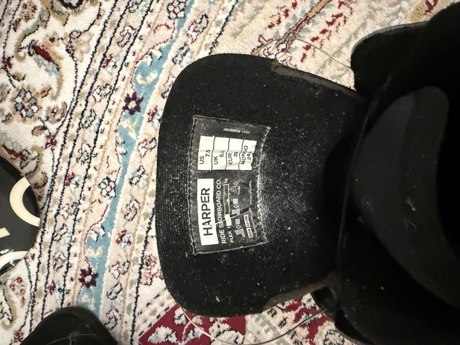 Сноуборд Ride, крепежи и ботинки