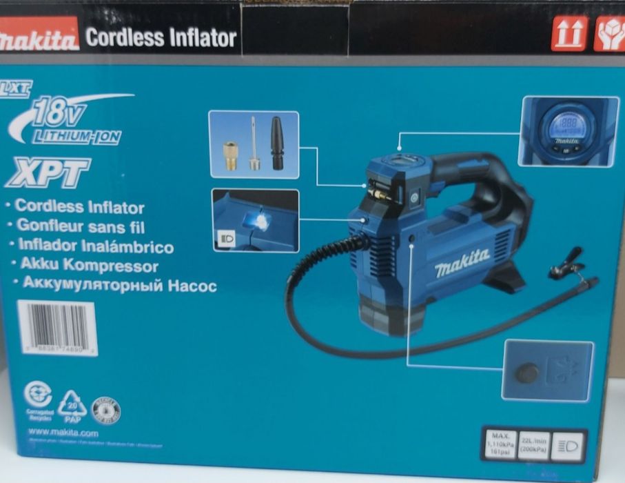 Компресор за помпане на гуми акумулаторен Makita DMP181Z