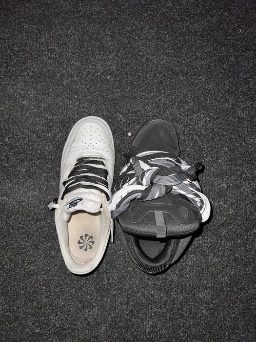 lanvin curb black кроссовки