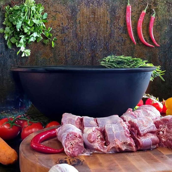 Ceaun din fonta, 8L, 34cm