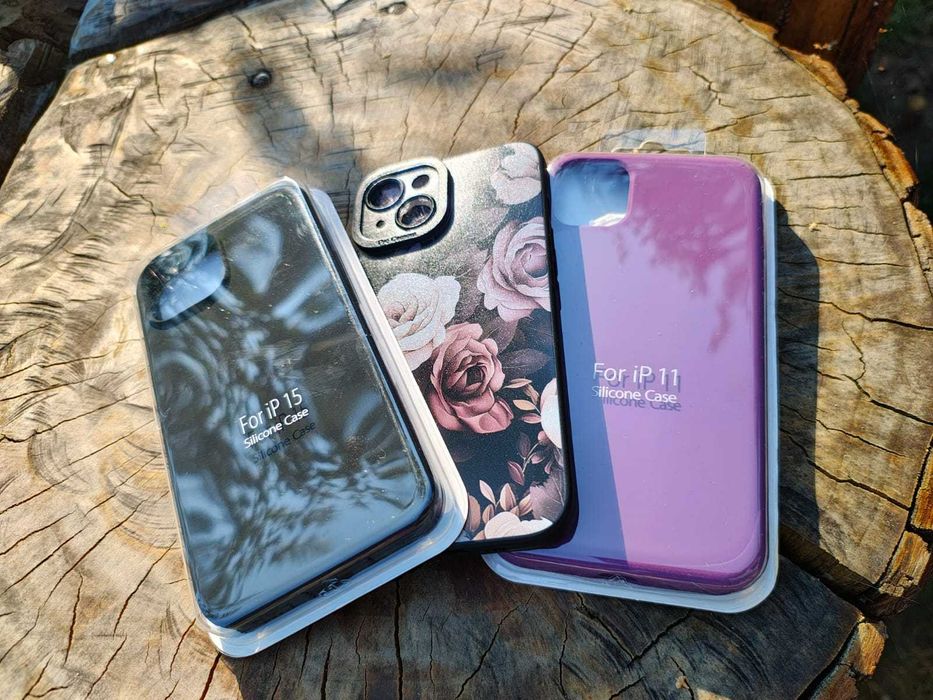 Husa iPhone Violet Purple/Negru/Imprimare Florala