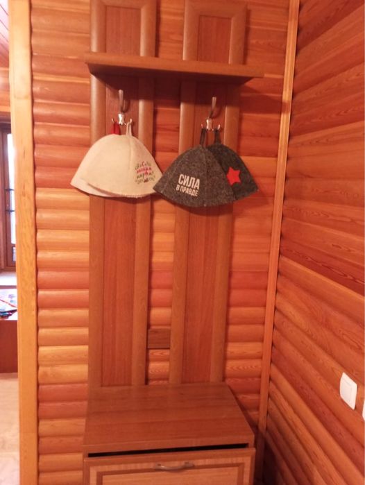 Банька на дровах с теплым бассейном