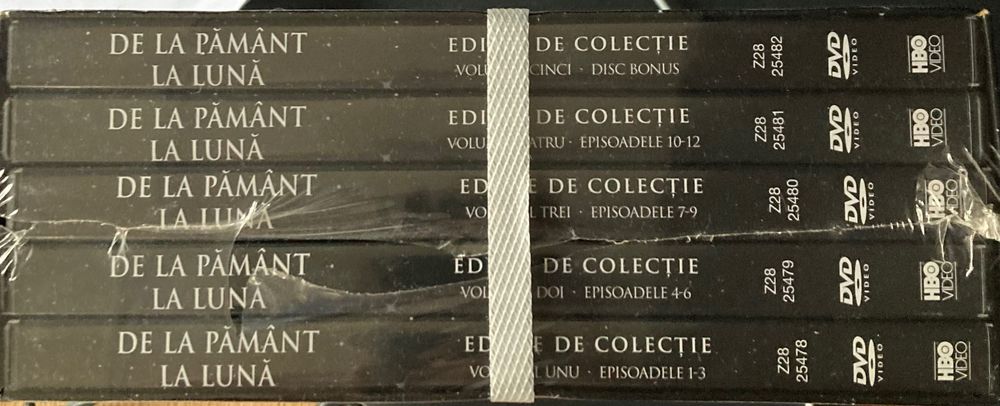 Set DVD Editie de colectie DE LA PAMANT LA LUNA (5 discuri) IDEE CADOU
