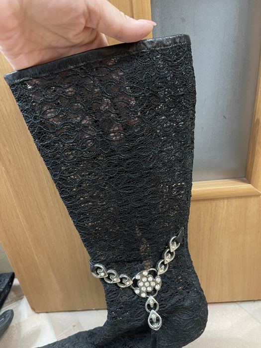 Кружевные сапоги