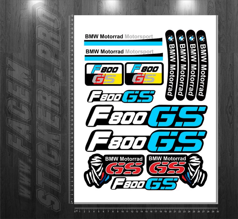 Reducere stickere BMW F650 F800 R1200 GS